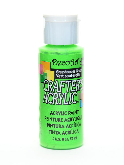 2OZ GRSSHPPR GREEN CRAFTER ACRYLIC PAINT